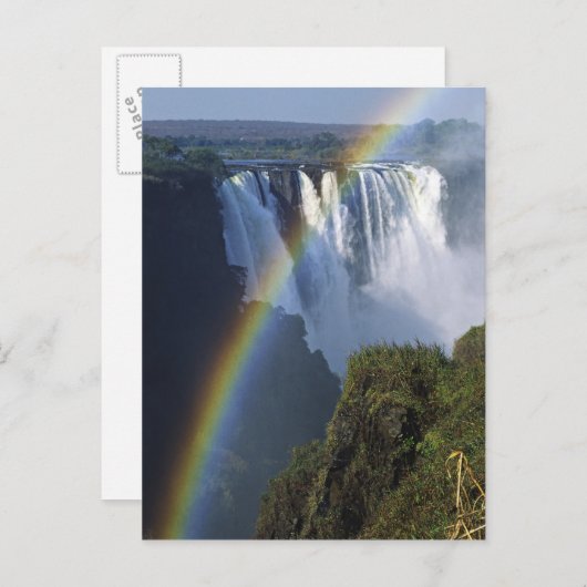Afrika, Simbabwe, Victoria Falls Postkarte (Vorne/Hinten)