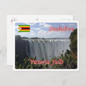 Afrika - Simbabwe - Victoria Falls Postkarte (Vorne/Hinten)