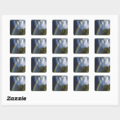 Afrika, Simbabwe, Victoria Falls Quadratischer Aufkleber (Blatt)