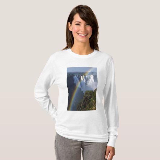 Afrika, Simbabwe, Victoria Falls T-Shirt (Vorne ganz)