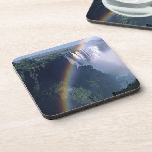 Afrika, Simbabwe. Victoriafälle Getränkeuntersetzer (Linke Seite)