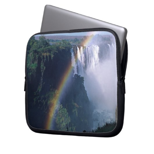 Afrika, Simbabwe. Victoriafälle Laptopschutzhülle (Vorderseite Links)