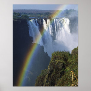 Afrika, Simbabwe, Victoriafälle Poster