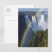 Afrika, Simbabwe, Victoriafälle Postkarte (Vorne/Hinten)