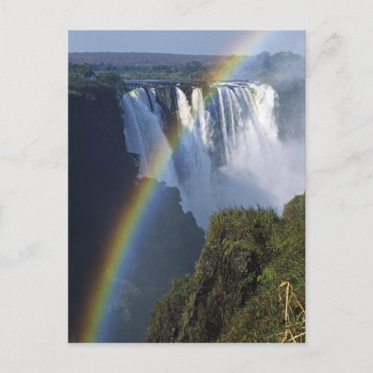 Afrika, Simbabwe, Victoriafälle Postkarte (Vorderseite)