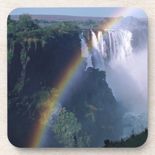 Afrika, Simbabwe. Viktoriafälle Getränkeuntersetzer (Vorderseite)
