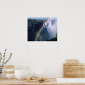 Afrika, Simbabwe. Viktoriafälle Poster (Küche)