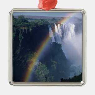 Afrika, Simbabwe. Viktoriafälle Silbernes Ornament