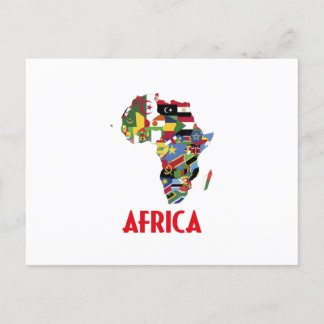 Afrika-Staaten Postkarte