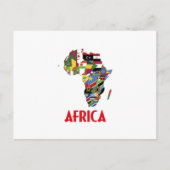 Afrika-Staaten Postkarte (Vorderseite)