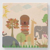 Afrika Steinuntersetzer (Vorderseite)