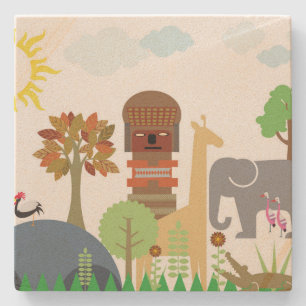 Afrika Steinuntersetzer