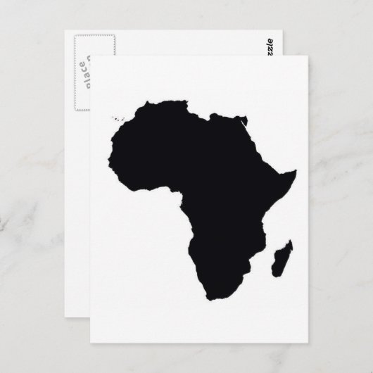 Afrika stolz postkarte (Vorne/Hinten)