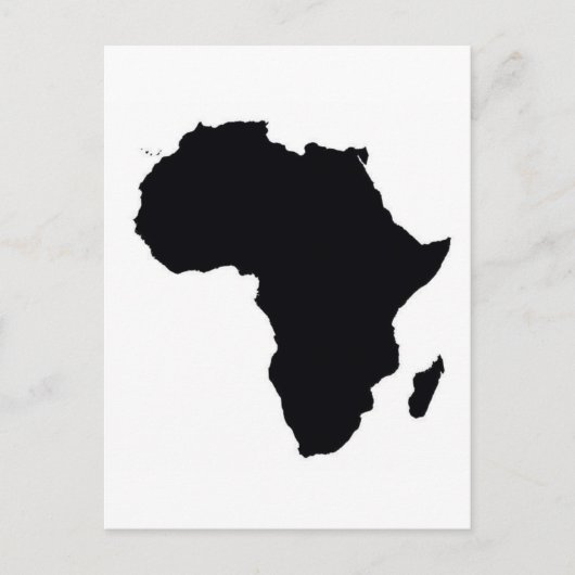 Afrika stolz postkarte (Vorderseite)