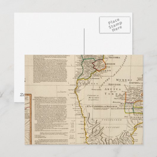 Afrika Süd Postkarte (Vorne/Hinten)