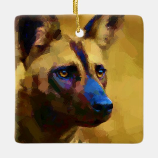 Afrika südlich der Sahara Keramikornament (Vorderseite)