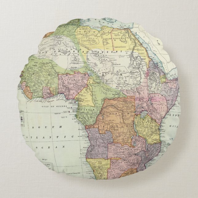 Afrika, Suezkanal Rundes Kissen (Vorderseite)