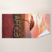 Afrika Sunset African Badehandtuch (Badehandtuch)