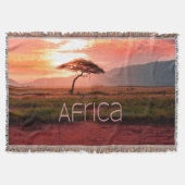 Afrika Sunset African Decke (Vorderseite)