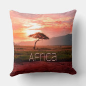 Afrika Sunset African Kissen (Rückseite)