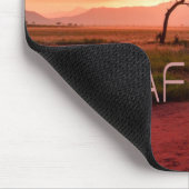 Afrika Sunset African Mousepad (Ecke)