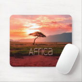 Afrika Sunset African Mousepad (Mit Mouse)