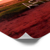 Afrika Sunset African Poster (Ecke)