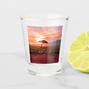 Afrika Sunset African Schnapsglas
