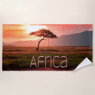 Afrika Sunset African Strandtuch