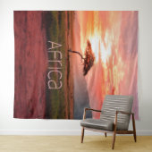 Afrika Sunset African Wandteppich (Beispiel (Horizontal))