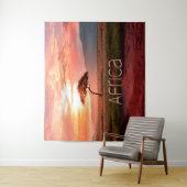 Afrika Sunset African Wandteppich (Beispiel)