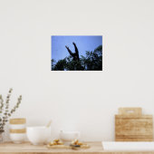 Afrika, Tansania, der Glitzer fliegt Poster (Küche)