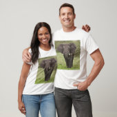 Afrika Tansania Elefant am Ngorongoro-Krater T-Shirt (Unisex)