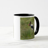 Afrika. Tansania. Männlicher Sattelstorch Tasse (VorderseiteRechts)