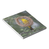 Afrika. Tansania Schwarzer Necked Weaver Notizblock (angewinkelt)