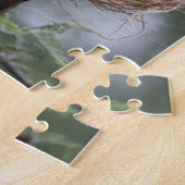 Afrika. Tansania. Schwarznackenweber Weibchen Puzzle (Seite)