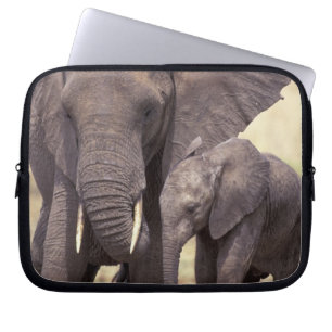 Afrika, Tansania, Tarangire-Nationalpark. 2 Laptopschutzhülle