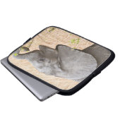 Afrika. Tansania Young Elephant in Tarangire Laptopschutzhülle (Vorne Knopf)