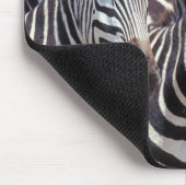 Afrika, Tansania, Zebras Mousepad (Ecke)