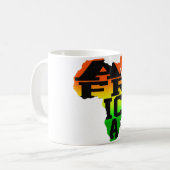 Afrika-Tasse Kaffeetasse (Vorderseite Links)