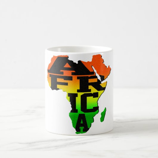 Afrika-Tasse Kaffeetasse (Mittel)