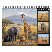 Afrika-Tiere-Kalender 2027 / wilde Afrika Kalender (Titelbild)