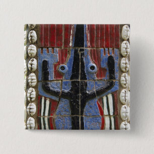 Afrika, Togo, Kpalime. Kunsthandwerkszentrum Button