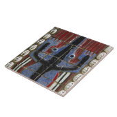 Afrika, Togo, Kpalime. Kunsthandwerkszentrum Fliese (Seite)