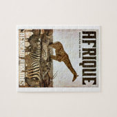 Afrika-Tourismusplakat Puzzle (Horizontal)