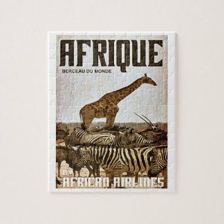 Afrika-Tourismusplakat Puzzle