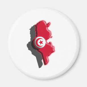 AFRIKA: Tunesien (3d) Magnet