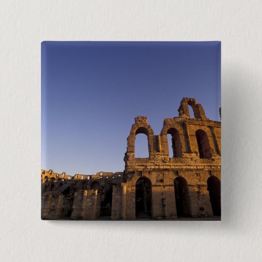 Afrika, Tunesien, El Jem. Ruinen eines Roman 2 Button (Vorderseite)