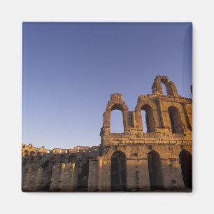 Afrika, Tunesien, El Jem. Ruinen eines römischen 2 Magnet