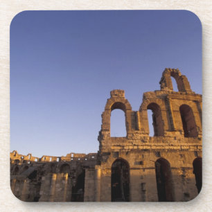 Afrika, Tunesien, El Jem. Ruinen eines römischen 2 Untersetzer